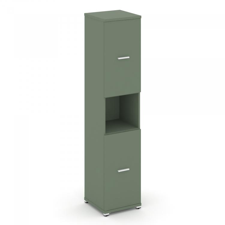 Concept Шкаф 1 узкая секция, 5 ниш CN.STU-513 W Кобо/Металл Белый 420*420*1922