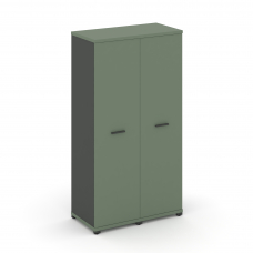 Concept Шкаф 2 узкие секции, 4 ниши CN.STU-426 A Кобо/Антрацит/Металл Антрацит 836*420*1554