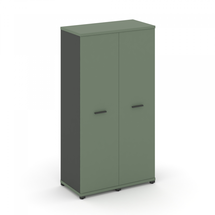 Concept Шкаф 2 узкие секции, 4 ниши CN.STU-426 A Кобо/Антрацит/Металл Антрацит 836*420*1554