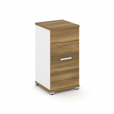 Concept Шкаф 1 узкая секция, 2 ниши CN.STU-213 W Сандал Янтарный/Белый Бриллиант/Металл Белый 420*42