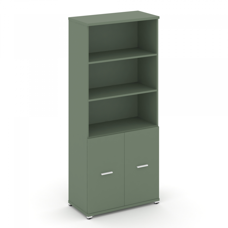 Concept Шкаф 1 широкая секция, 5 ниш CN.STS-511 W Кобо/Металл Белый 836*420*1922