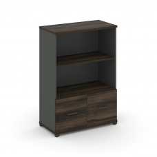 Concept Шкаф 1 широкая секция, 3 ниши CN.STS-311 A Дуб Мали/Антрацит/Металл Антрацит 836*420*1186