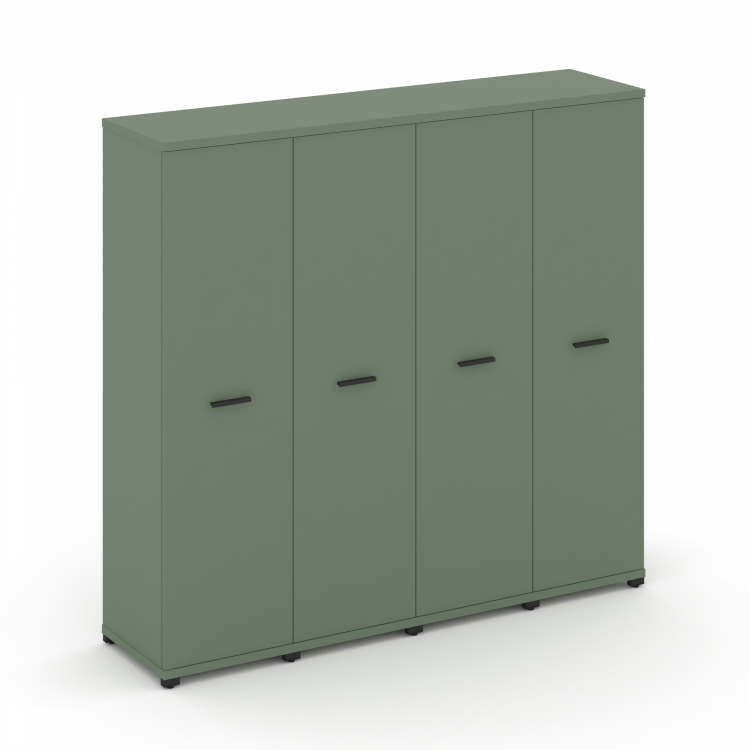 Concept Шкаф 4 узкие секции, 4 ниши CN.STU-446 B Кобо/Металл Черный 1668*420*1554