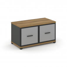 Concept Шкаф 1 широкая секция, 1 ниша CN.STS-113 RMB A Сандал Янтарный/Антрацит/Металл Антрацит/Сати