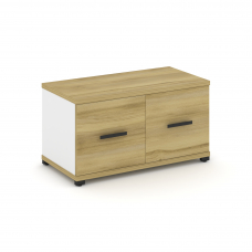 Concept Шкаф 1 широкая секция, 1 ниша CN.STS-113 B Дуб Винченцо/Белый Бриллиант/Металл Черный 836*42