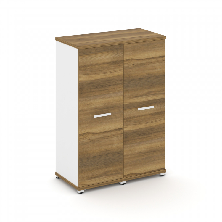 Concept Шкаф 2 узкие секции, 3 ниши CN.STU-326 W Сандал Янтарный/Белый Бриллиант/Металл Белый 836*42