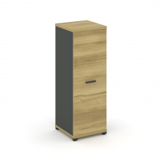 Concept Шкаф 1 узкая секция, 3 ниши CN.STU-316 A Дуб Винченцо/Антрацит/Металл Антрацит 420*420*1186