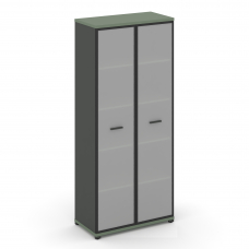 Concept Шкаф 1 широкая секция, 5 ниш CN.STS-518 RMB A Кобо/Антрацит/Металл Антрацит/Сатин 836*420*19