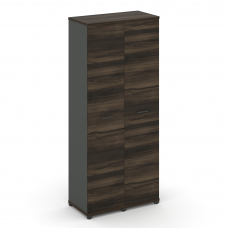 Concept Шкаф 2 узкие секции, 5 ниш CN.STU-528 A Дуб Мали/Антрацит/Металл Антрацит 836*420*1922