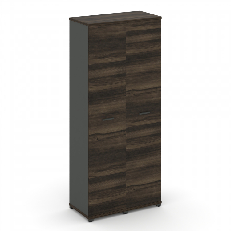 Concept Шкаф 2 узкие секции, 5 ниш CN.STU-528 A Дуб Мали/Антрацит/Металл Антрацит 836*420*1922