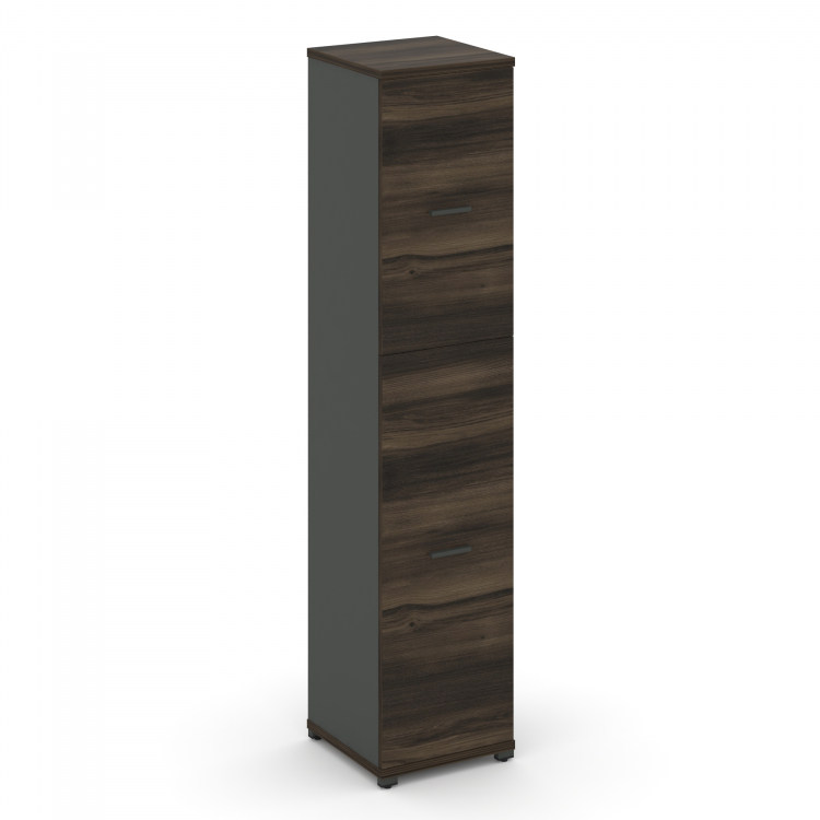 Concept Шкаф 1 узкая секция, 5 ниш CN.STU-515 A Дуб Мали/Антрацит/Металл Антрацит 420*420*1922