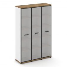 Concept Шкаф 3 узкие секции, 5 ниш CN.STU-538 RMB B Сандал Янтарный/Белый Бриллиант/Металл Черный/Са