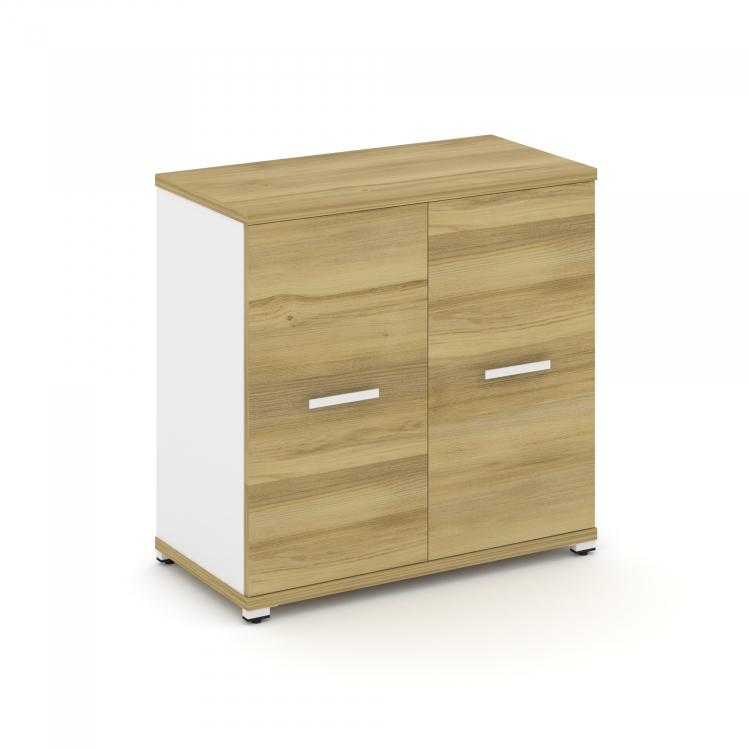 Concept Шкаф 1 широкая секция, 2 ниши CN.STS-213 W Дуб Винченцо/Белый Бриллиант/Металл Белый 836*42