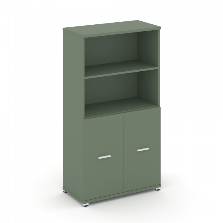 Concept Шкаф 1 широкая секция, 4 ниши CN.STS-411 W Кобо/Металл Белый 836*420*1554