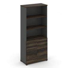 Concept Шкаф 1 широкая секция, 5 ниш CN.STS-511 A Дуб Мали/Антрацит/Металл Антрацит 836*420*1922