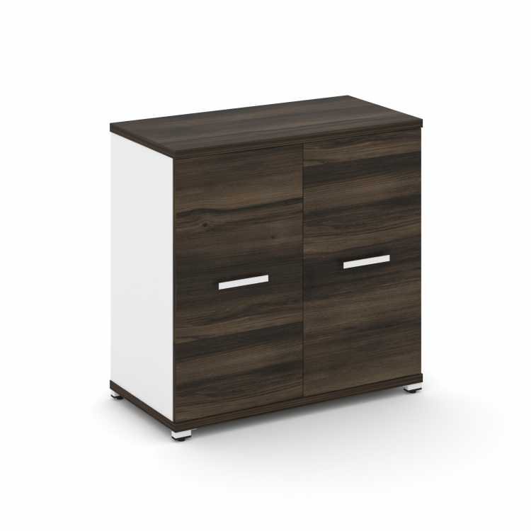 Concept Шкаф 1 широкая секция, 2 ниши CN.STS-213 W Дуб Мали/Белый Бриллиант/Металл Белый 836*420*818