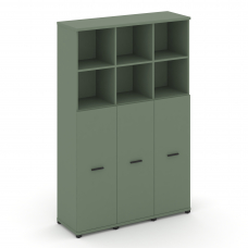 Concept Шкаф 3 узкие секции, 5 ниш CN.STU-534 B Кобо/Металл Черный 1252*420*1922