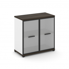 Concept Шкаф 1 широкая секция, 2 ниши CN.STS-213 RMB B Дуб Мали/Белый Бриллиант/Металл Черный/Сатин