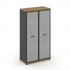 Concept Шкаф 1 широкая секция, 4 ниши CN.STS-416 RMB A Сандал Янтарный/Антрацит/Металл Антрацит/Сати