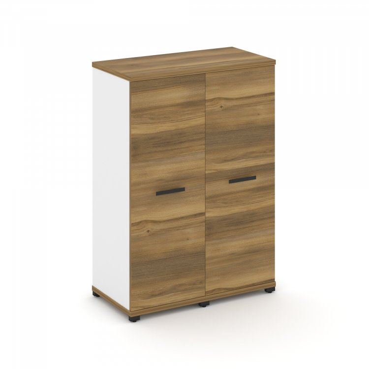 Concept Шкаф 2 узкие секции, 3 ниши CN.STU-326 B Сандал Янтарный/Белый Бриллиант/Металл Черный 836*4