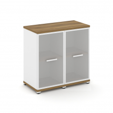 Concept Шкаф 2 узкие секции, 2 ниши CN.STU-223 RMW W Сандал Янтарный/Белый Бриллиант/Металл Белый/Са