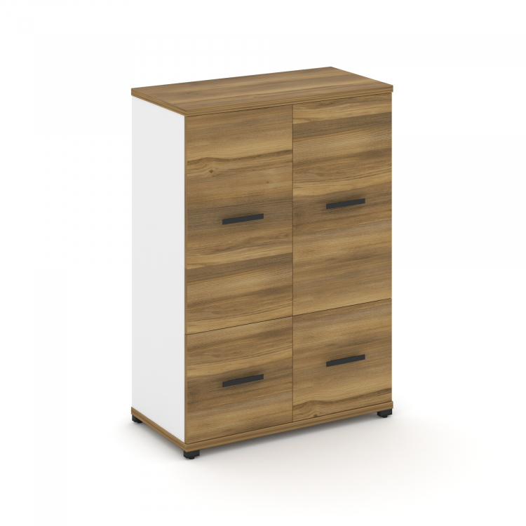 Concept Шкаф 1 широкая секция, 3 ниши CN.STS-312 B Сандал Янтарный/Белый Бриллиант/Металл Черный 836