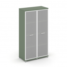 Concept Шкаф 2 узкие секции, 4 ниши CN.STU-426 RMW W Кобо/Металл Белый/Сатин 836*420*1554