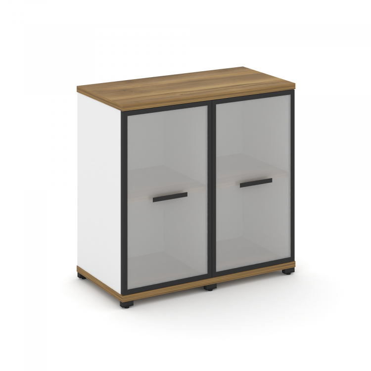 Concept Шкаф 2 узкие секции, 2 ниши CN.STU-223 RMB B Сандал Янтарный/Белый Бриллиант/Металл Черный/С