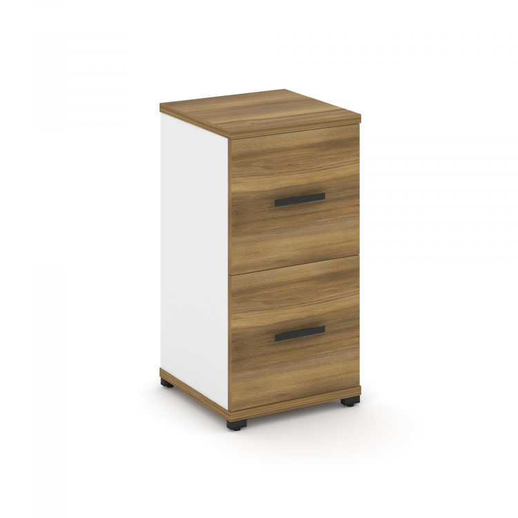 Concept Шкаф 1 узкая секция, 2 ниши CN.STU-212 B Сандал Янтарный/Белый Бриллиант/Металл Черный 420*4