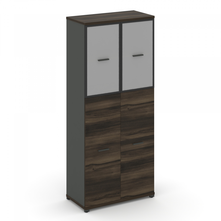 Concept Шкаф 1 широкая секция, 5 ниш CN.STS-515 RMB A Дуб Мали/Антрацит/Металл Антрацит/Сатин 836*42