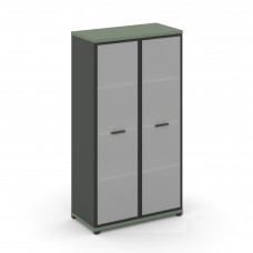 Concept Шкаф 1 широкая секция, 4 ниши CN.STS-416 RMB A Кобо/Антрацит/Металл Антрацит/Сатин 836*420*1