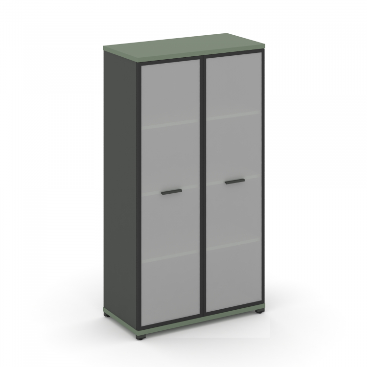 Concept Шкаф 1 широкая секция, 4 ниши CN.STS-416 RMB A Кобо/Антрацит/Металл Антрацит/Сатин 836*420*1