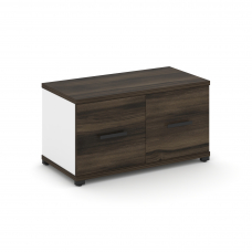 Concept Шкаф 1 широкая секция, 1 ниша CN.STS-113 B Дуб Мали/Белый Бриллиант/Металл Черный 836*420*45