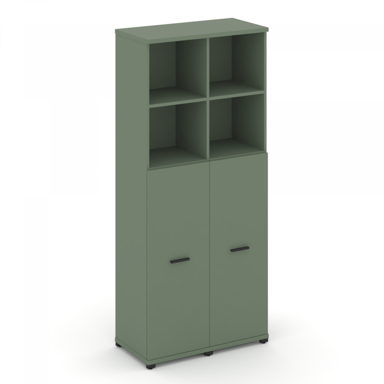 Concept Шкаф 2 узкие секции, 5 ниш CN.STU-524 B Кобо/Металл Черный 836*420*1922