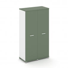 Concept Шкаф 2 узкие секции, 4 ниши CN.STU-426 W Кобо/Белый Бриллиант/Металл Белый 836*420*1554