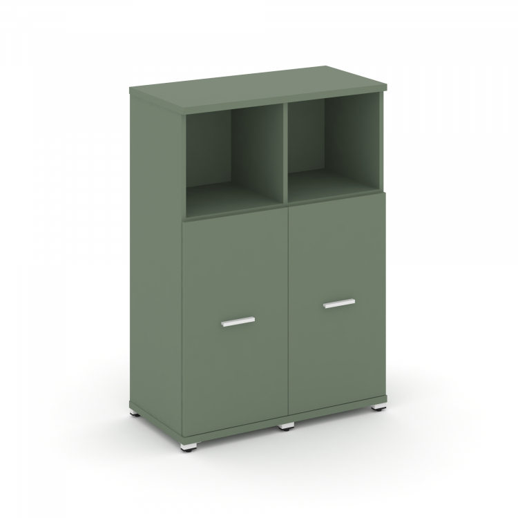 Concept Шкаф 2 узкие секции, 3 ниши CN.STU-323 W Кобо/Металл Белый 836*420*1186