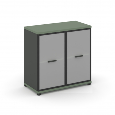 Concept Шкаф 1 широкая секция, 2 ниши CN.STS-213 RMB A Кобо/Антрацит/Металл Антрацит/Сатин 836*420*8