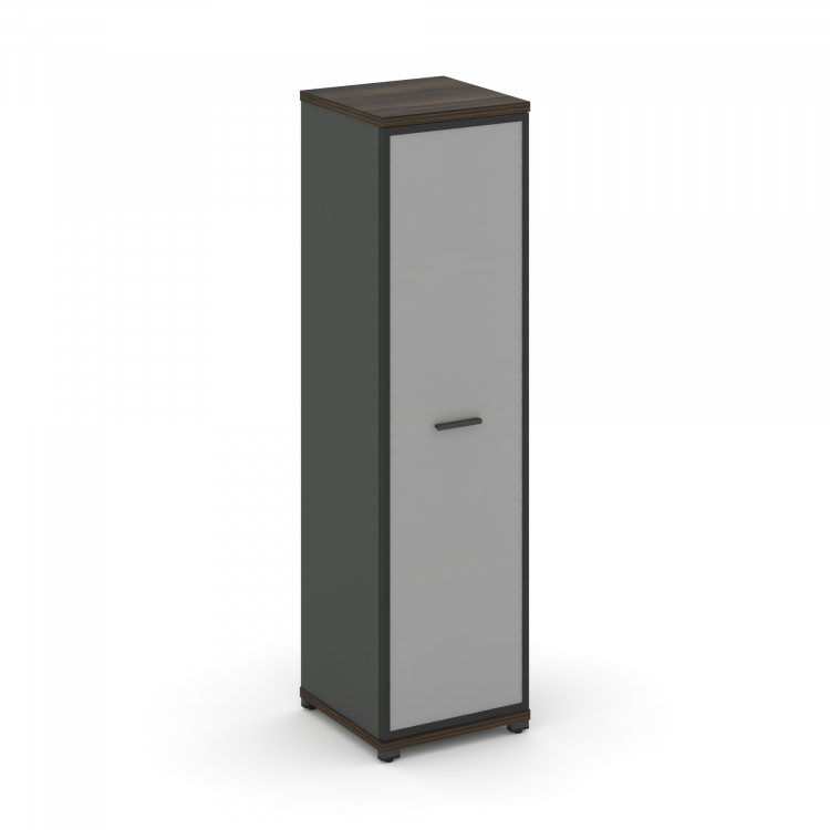 Concept Шкаф 1 узкая секция, 4 ниши CN.STU-416 RMB A Дуб Мали/Антрацит/Металл Антрацит/Сатин 420*420