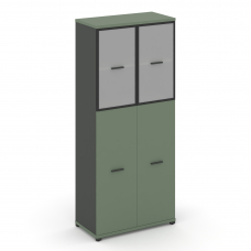 Concept Шкаф 1 широкая секция, 5 ниш CN.STS-515 RMB A Кобо/Антрацит/Металл Антрацит/Сатин 836*420*19