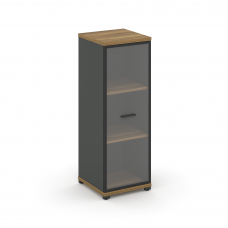 Concept Шкаф 1 узкая секция, 3 ниши CN.STU-316 RPB A Сандал Янтарный/Антрацит/Металл Антрацит/Прозра