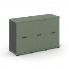 Concept Шкаф 3 узкие секции, 2 ниши CN.STU-233 A Кобо/Антрацит/Металл Антрацит 1252*420*818