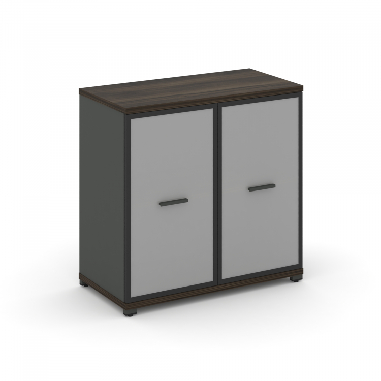 Concept Шкаф 1 широкая секция, 2 ниши CN.STS-213 RMB A Дуб Мали/Антрацит/Металл Антрацит/Сатин 836*4