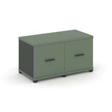 Concept Шкаф 2 узкие секции, 1 ниша CN.STU-123 A Кобо/Антрацит/Металл Антрацит 836*420*450