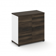 Concept Шкаф 1 широкая секция, 2 ниши CN.STS-213 B Дуб Мали/Белый Бриллиант/Металл Черный 836*420*8