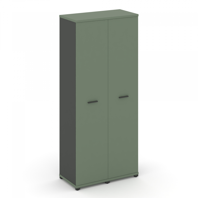 Concept Шкаф 2 узкие секции, 5 ниш CN.STU-528 A Кобо/Антрацит/Металл Антрацит 836*420*1922