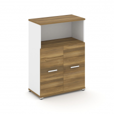 Concept Шкаф 1 широкая секция, 3 ниши CN.STS-313 W Сандал Янтарный/Белый Бриллиант/Металл Белый 836*