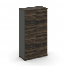 Concept Шкаф 1 широкая секция, 4 ниши CN.STS-412 A Дуб Мали/Антрацит/Металл Антрацит 836*420*1554