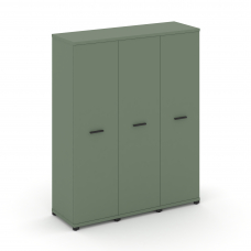 Concept Шкаф 3 узкие секции, 4 ниши CN.STU-436 B Кобо/Металл Черный 1252*420*1554