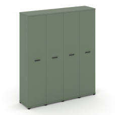 Concept Шкаф 4 узкие секции, 5 ниш CN.STU-548 B Кобо/Металл Черный 1668*420*1922