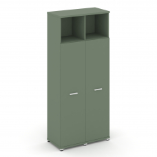 Concept Шкаф 2 узкие секции, 5 ниш CN.STU-526 W Кобо/Металл Белый 836*420*1922